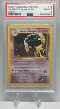 Pokemon Gym Challenge Sabrina's Alakazam Holo 16/132 PSA 8 on eBay