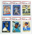Ken Griffey Jr PSA Lot 6 Cards Early 90’s Mariners HOF