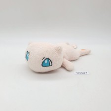 Mew T307 Pokemon TAKARA TOMY Beanie Laying Plush 6" Stuffed Toy Doll Japan