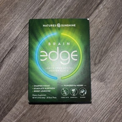 Nature's Sunshine Brain Edge, 24 Stick Packs 