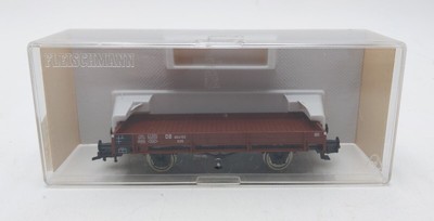 Fleischmann 5914 K HO DB Guterwagen Flat Car #464152 LN/Box