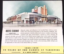 1939 Heinz Dome Brochure Golden Gate Exposition San Francisco World's Fair