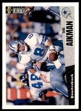 1996 Collector's Choice Troy Aikman Dallas Cowboys #295