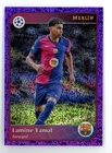 2024-25 Topps Merlin UEFA LAMINE YAMAL Purple Speckle Refractor /15 FC Barcelona