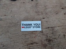 Piastrella LEGO 'Grazie' rara e limitata apertura negozio 2x4