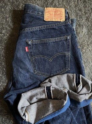 Mid 90s Levi s Big E Selvedge Denim 501xx Hidden Rivets Jeans