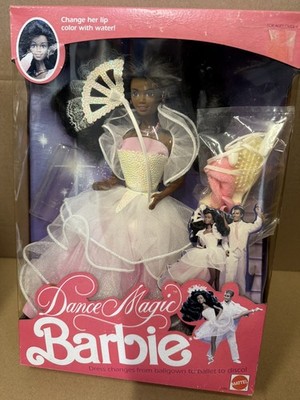 1989 SUPER RARE BOXED Vintage Barbie Christie Doll ''Dance Magic''