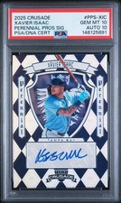 2025 Panini Crusade #PPS-XIC Xavier Isaac Perennial Prospect Signatures PSA 10