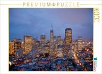 Calvendo Puzzle San Francisco Skyline | 2000 Pieces, Finished Size 35.4 × 26.4 I