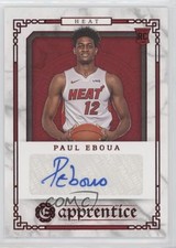 2020 Panini Chronicles Excalibur Apprentice Signatures Red Paul Eboua Auto kq9