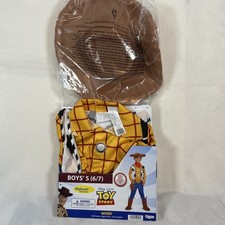 Disney Store Toy Story Sheriff Woody Boy Halloween Costume Outfit Size 5/6