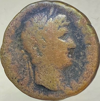Ancient Roman Coin 117-138AD Emperor Hadrian Genuine Coin As Rome
