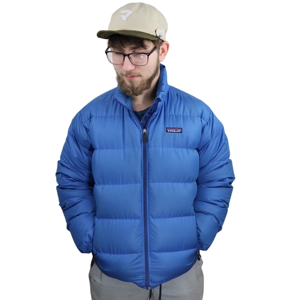 Vtg Patagonia Hi-Loft Down Sweater Puffer Insulated Jacket Coat 