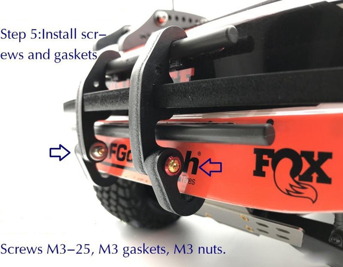 Paraurti Anteriore Di Protezione In Metallo Per Traxxas UDR 1/7 Unlimited Desert Racer (85076-4)
