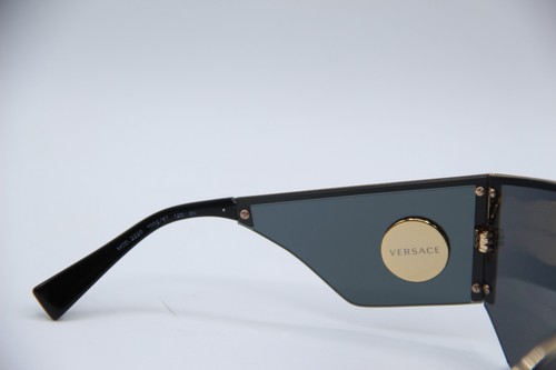 NEW VERSACE MOD. 2220 1002/87 BLACK GOLD AUTHENTIC FRAMES SUNGLASSES 125 MM - 第 3/5 張圖片