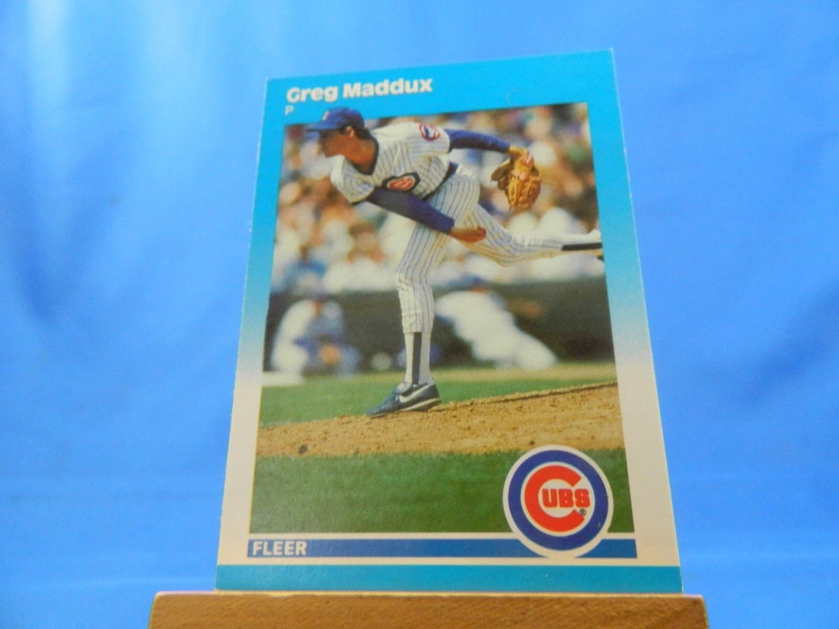 Fleer Greg Maddux Rookie Baseball Sports Trading Cards