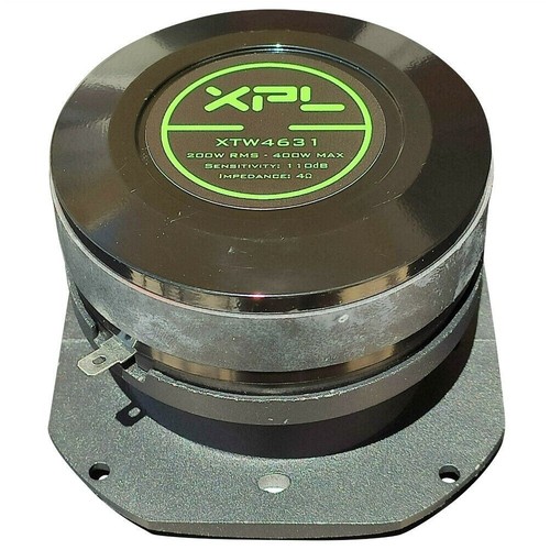 XPL XTW4631 super tweeter driver 10,1 x 10,1 cm 200 watt rms 400 watt max 4 ohm - Foto 5 di 8