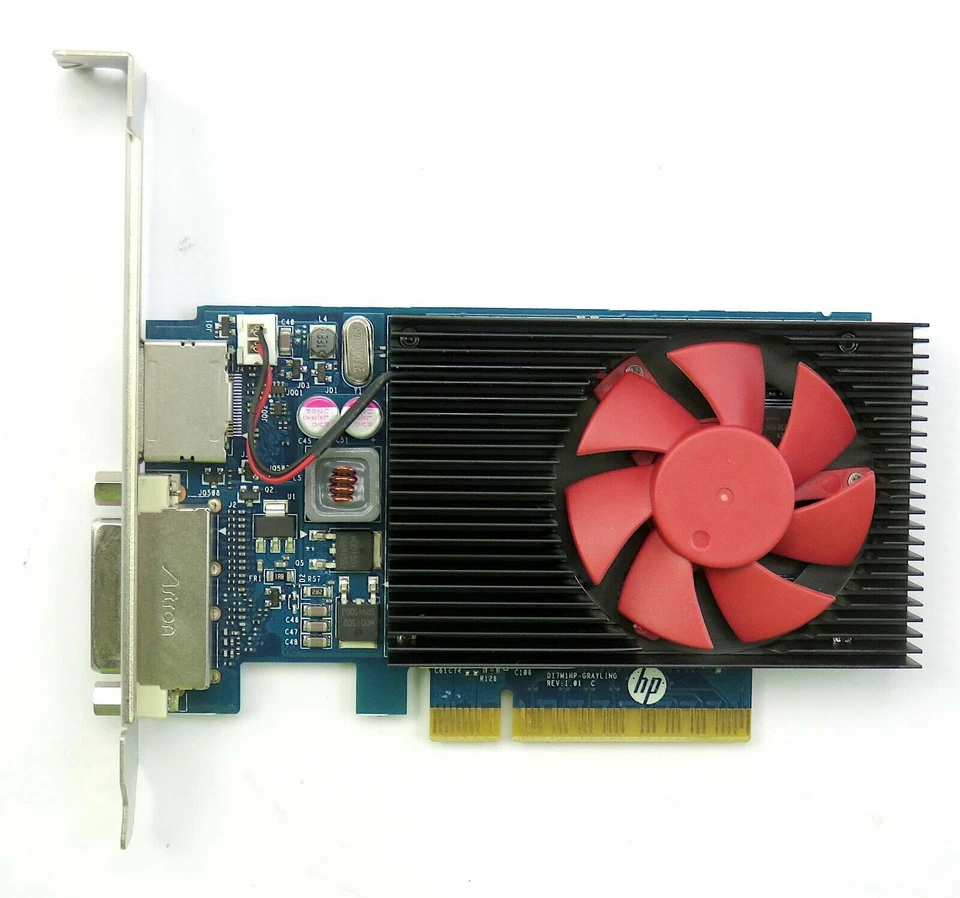 HP NVIDIA GEFORCE GT 730 2GB ddr3 scheda video grafica pcie pci express 2.0 x8 - Immagine 2 di 2