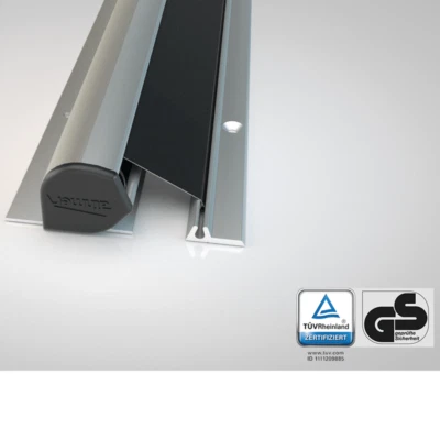 athmer Fingerschutzrollo NR-25 silber elox. schwarz 5-101-1925-2109