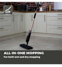 Tower T969000RGB Duetto Spray Mop, Black and Blush Gold, New & Sealed