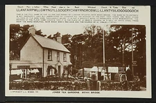UK, WALES 837-MENAI -Jones´Tea Gardens Menai Bridge  (Real Photo (RPPC)
