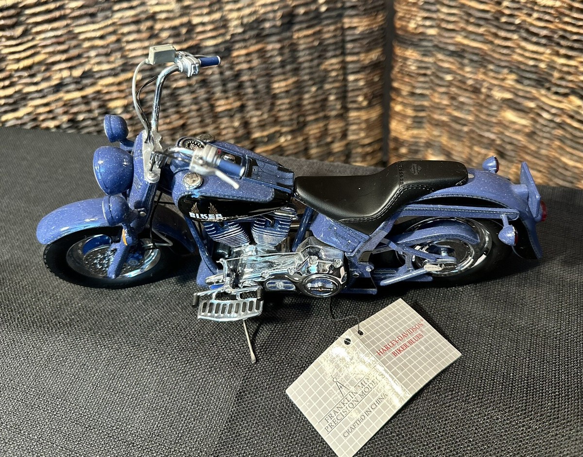 FRANKLIN MINT ( B11XE71 ) HARLEY DAVIDSON BIKER BLUES 1/10