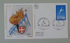 France FDC 1er jour 2734 6 décembre 1991 jeux paralympiques tignes