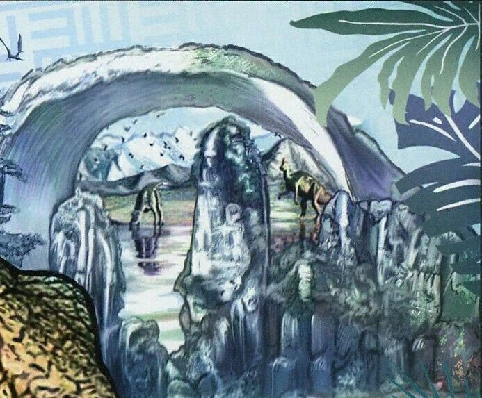 Sello de reptiles Lystrosaurus Dimetrodon Eoraptor dinosaurio S/S MNH #5840 / Bl.641 Foto 4 de 4