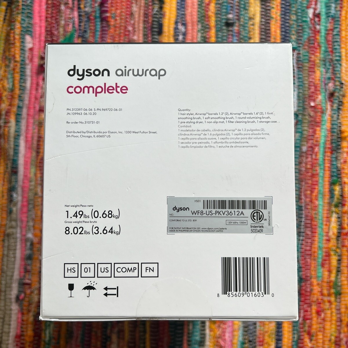 Dyson HS01 Airwrap Complete Multi Styler - Fuchsia (310733-01) for