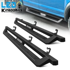 for 07-18 Silverado 1500 Extended Cab Running Boards 4" Drop Side Step Nerf Bars