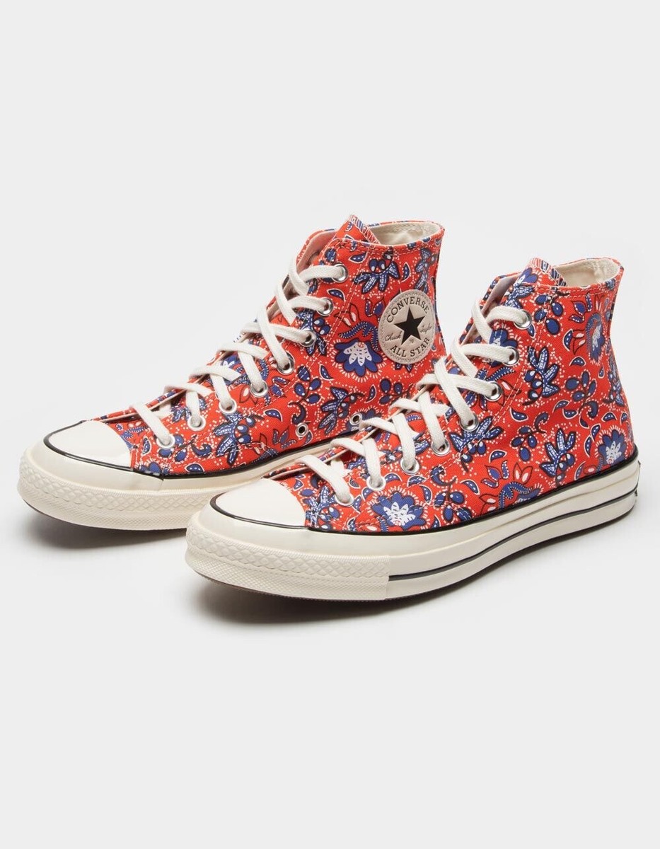 Converse CHUCK 70 Hi Culture Paisley Prints Habanero Red/Egret Size  5Men/7Women | eBay