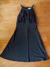 White House Black Market Women's Little Black Keyhole Sleeveless Dress Sz 6