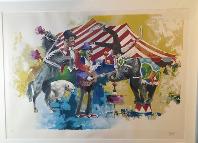Wayland Moore Art CIRCUS BIG TOP 74/300 LTD Edition Serigraph SIGNED Numbered