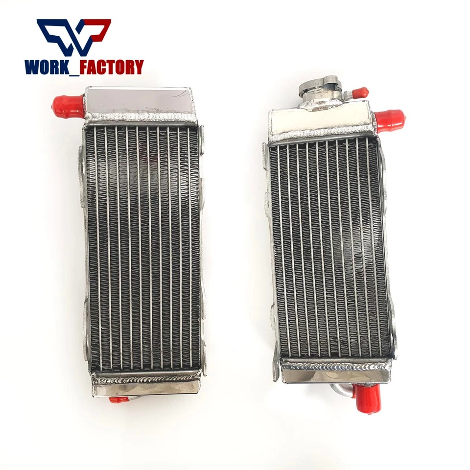 Radiador para Yamaha YZ125 YZ 125 1996-2001 99 97 98 aluminio pulido derecho e izquierdo Foto 2 de 4