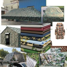 Camouflage Oxford Tissu Vêtement Imperméable Extérieur Auvent Tente Argent