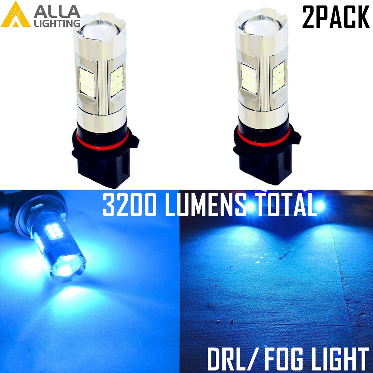 Ampoules LED DRL Nslumo Pour Chevy Camaro RS 2012-2013 - PSX26W 6000K Blanc Xénon, Compatible Canbus, 2 Pièces