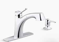 Kohler Maxton Single-Handle Pull-Out Kitchen Faucet Chrome R30124-SD-CP
