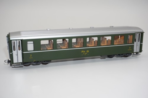 Bemo Spur H0e 3055 Personenwagen RhB B 2460 2.KL | Zustand: Gebraucht