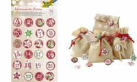 Folia Adventskalender Buttons Blech Adventskalender Zahlen 1-24 Zum Anstecken
