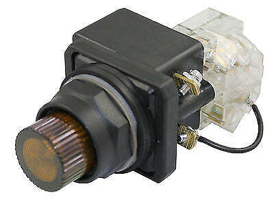 SUNS PB30-PTL-D24E-A-P1 30mm 24V LED Amber Push To Test Pilot Light 9001SKT35A31
