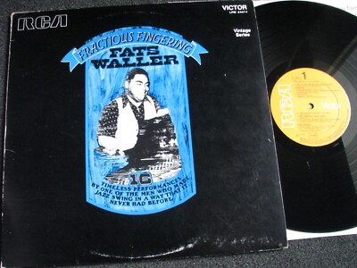 Fats Waller-Fractious Fingering LP-1970 Italy-RCA Victor-LPM 34074