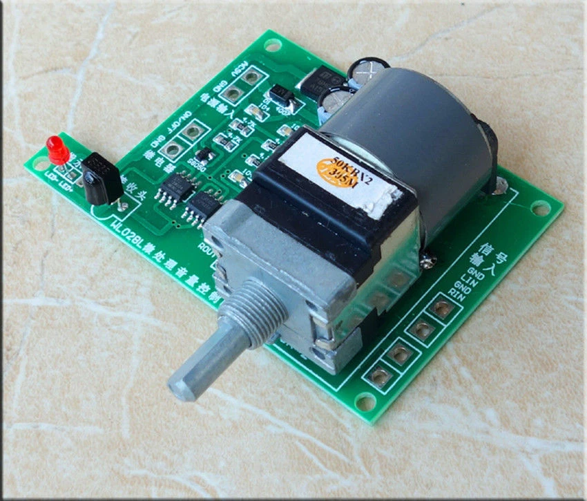 Audio preamp remote volume control board with ALPS potentiometer - Image 2 of 3