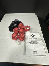 Sportcraft Outdoor Bean Ball Bocce Set Carrying bag 6 Ball 1 Pallino.