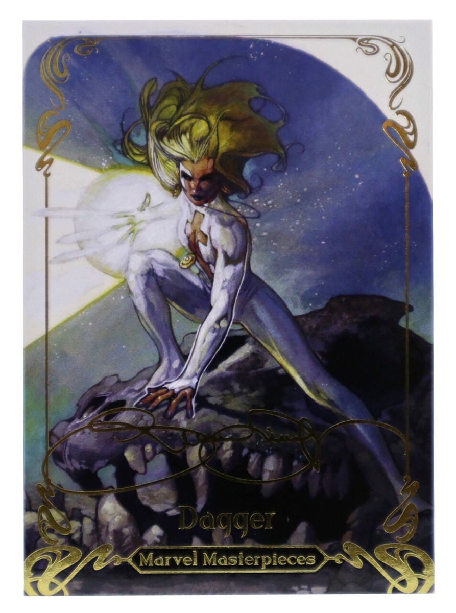 2018 Upper Deck Marvel Masterpieces Dagger Gold Signature