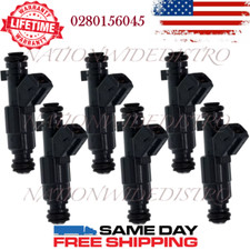 6x Oem Bosch Fuel Injectors For 2003 2004 Cadillac Cts 3.2l V6 0280156045