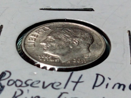Mint Error Coin Roosevelt Dime 2011 D ROOSEVELT DIME REEDED RIM - Picture 14 of 18
