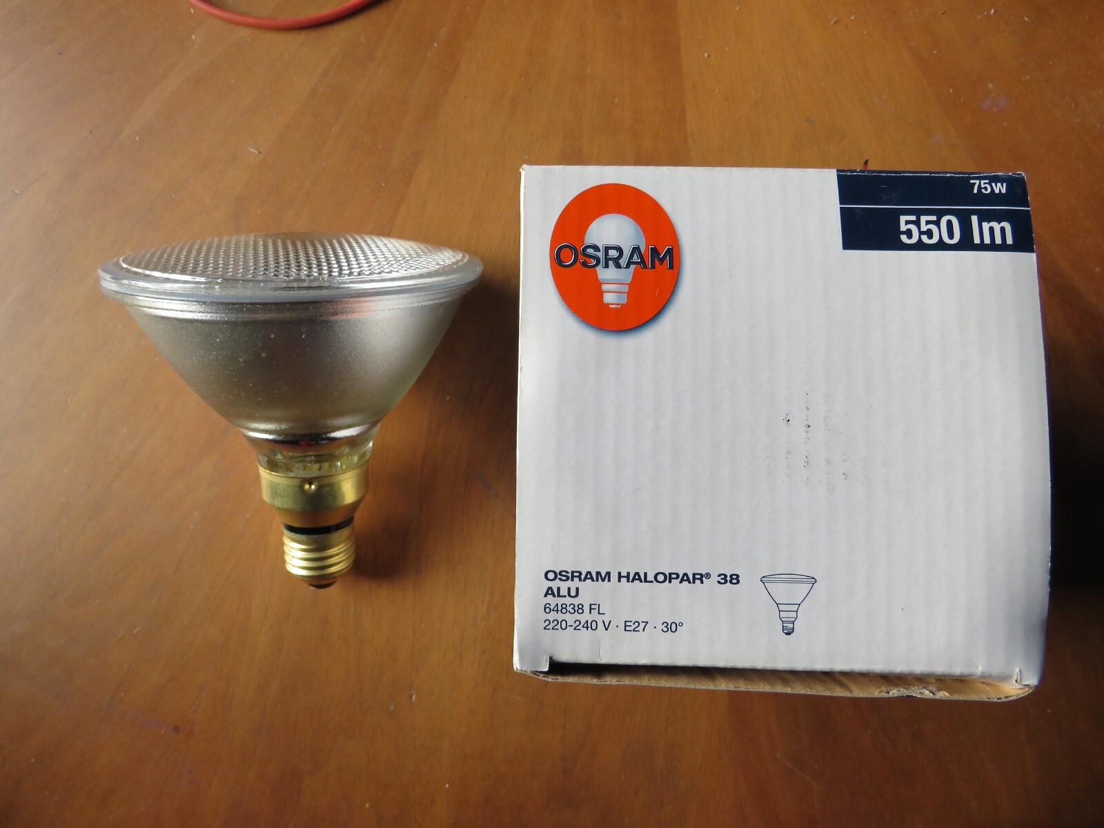 OSRAM HALOPAR38 75W FLOOD E27 FS1 Reflektorlampe - Weiß (64838FL  