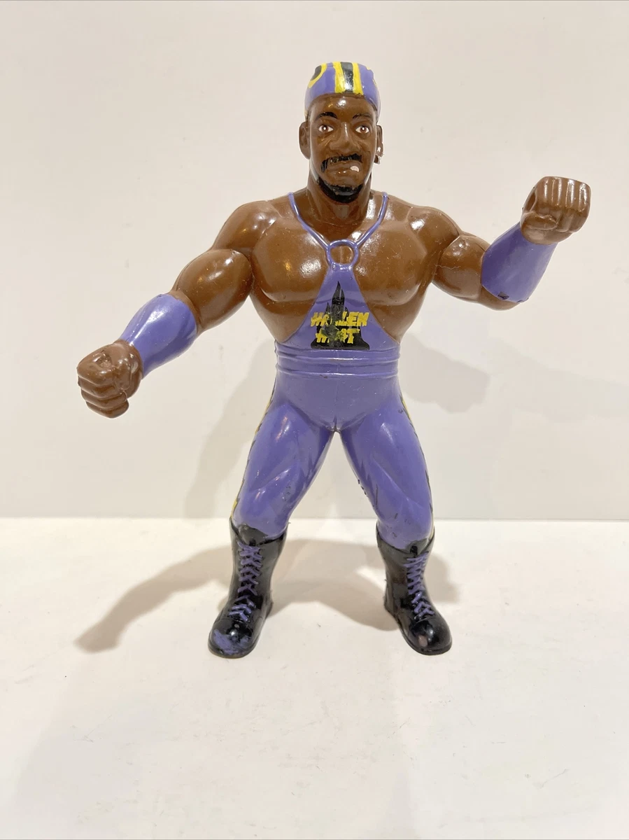 VTG 1994 Toy Harlem Heat Stevie Ray OSFTM Action Figure WCW Wrestling Purple