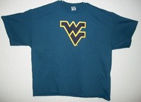 Wvu West Virginia Mountaineer's Dark Imperial Blue Tee-shirt Wvu West Virginia Mountaineer's Dark Imperial Blue Tee-shirt