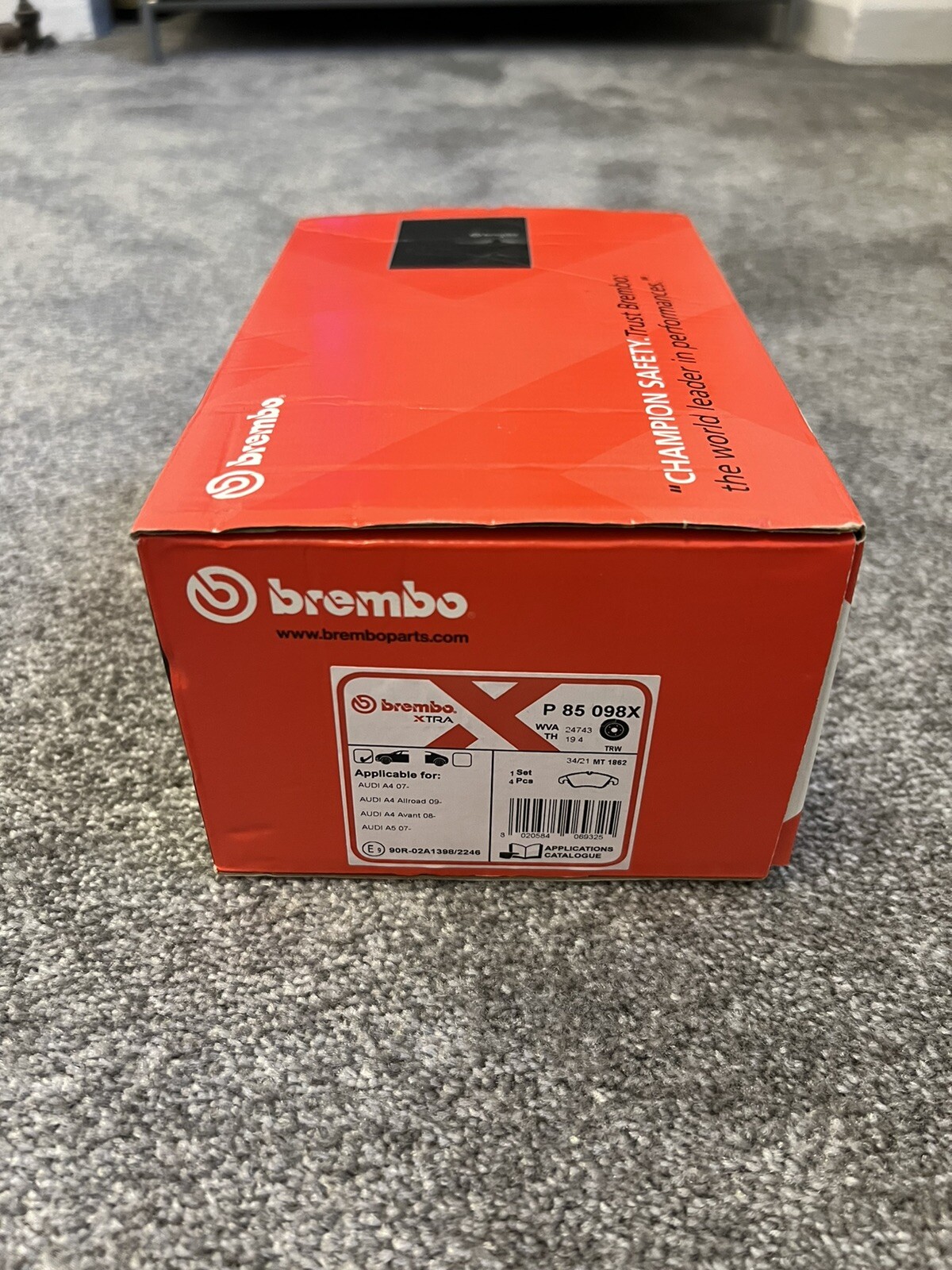 Brembo Xtra Front Brake Pads Audi A4(S4) A5(S5) Q5 A6 A7 Performance